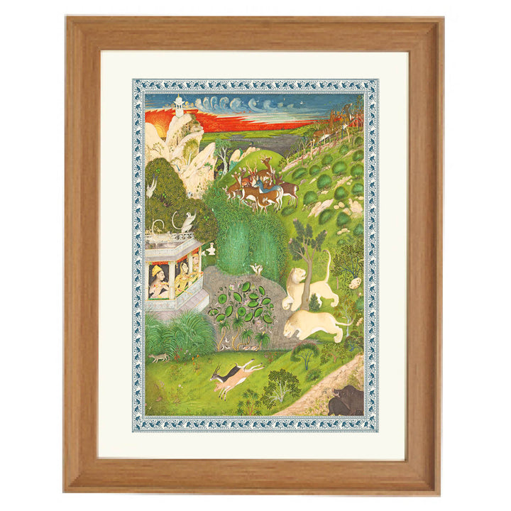 Royal Women Shooting from a Pavilion Art Print