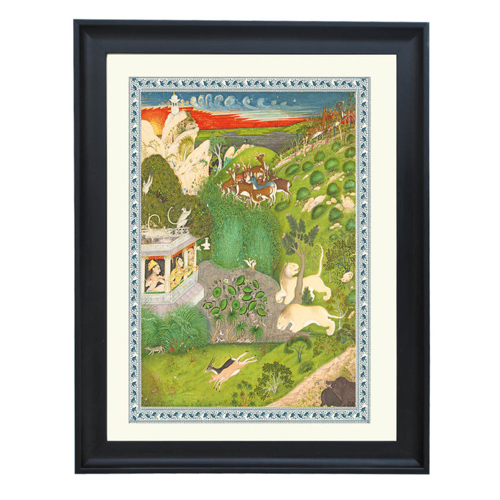 Royal Women Shooting from a Pavilion Art Print
