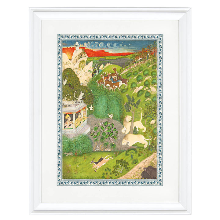 Royal Women Shooting from a Pavilion Art Print
