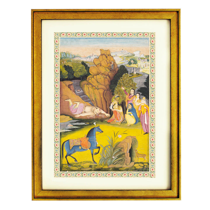 Shirin & Farhad, 1810 Art Print