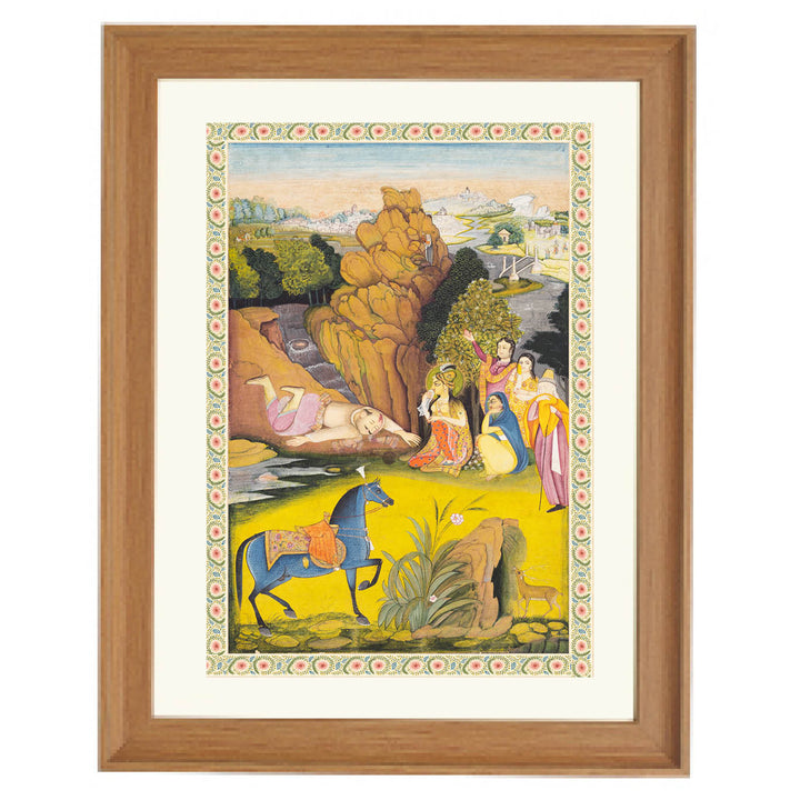 Shirin & Farhad, 1810 Art Print
