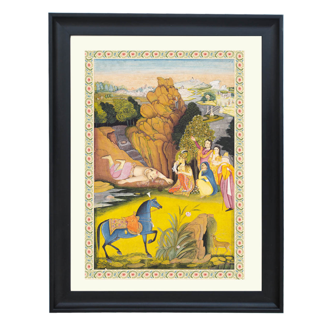 Shirin & Farhad, 1810 Art Print