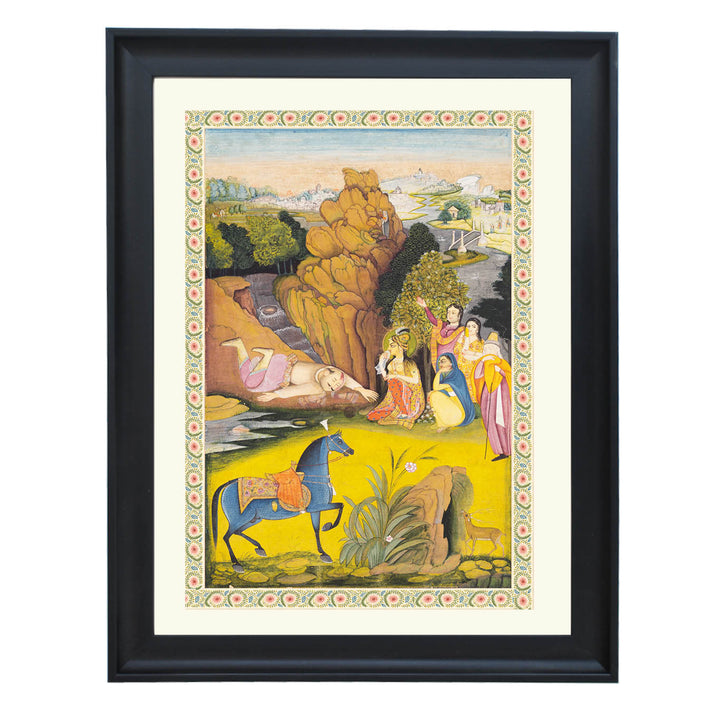 Shirin & Farhad, 1810 Art Print