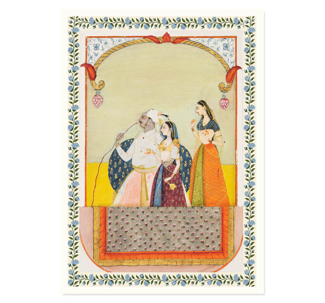 Maharaja Shri Anand Singh ji – A Regal Repose Art Print