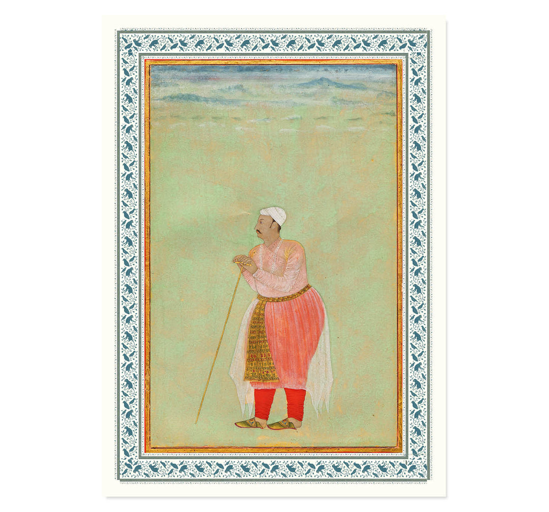 Portrait of Maharaja Rai Singh of Bikaner (reigned 1574–1612) Art Print