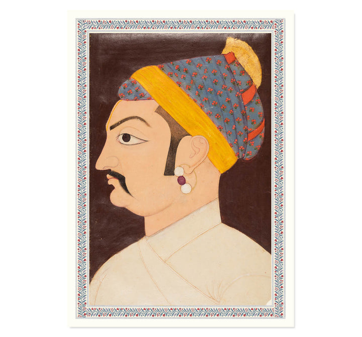 Portrait of Rao Shiv Singh Chandrawat Art Print