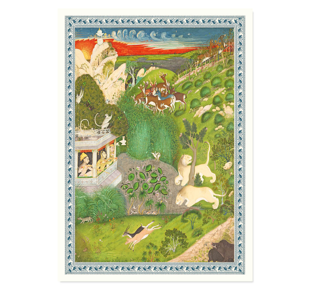 Royal Women Shooting from a Pavilion Art Print