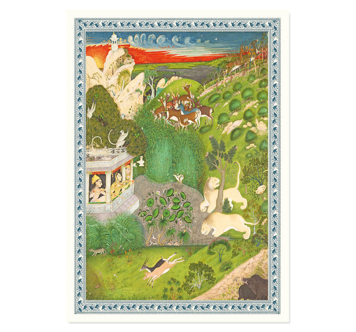 Royal Women Shooting from a Pavilion Art Print