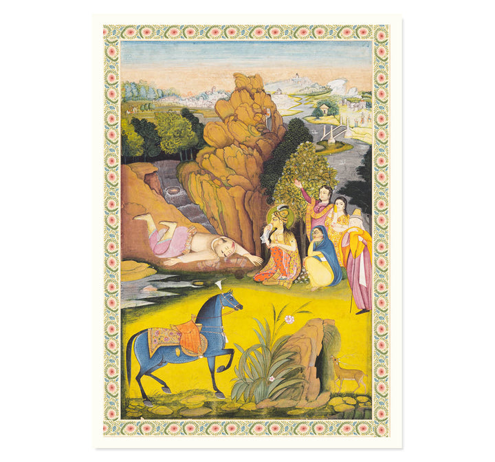 Shirin & Farhad, 1810 Art Print