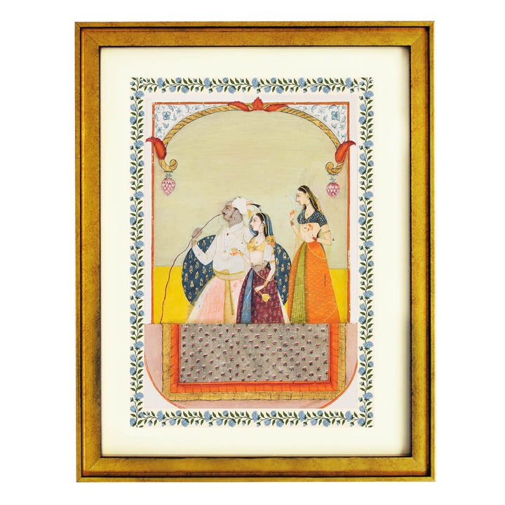 Maharaja Shri Anand Singh ji – A Regal Repose Art Print