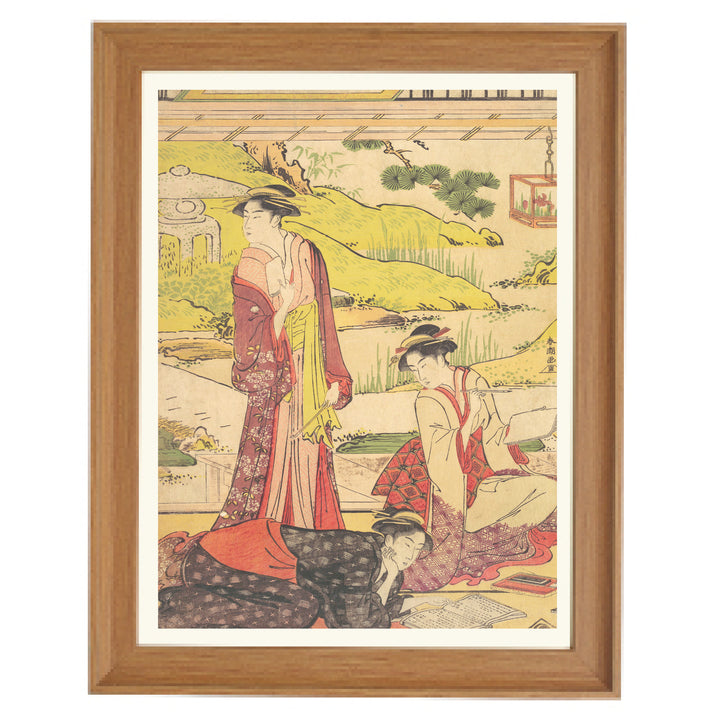 A garden of Geisha's Art Print