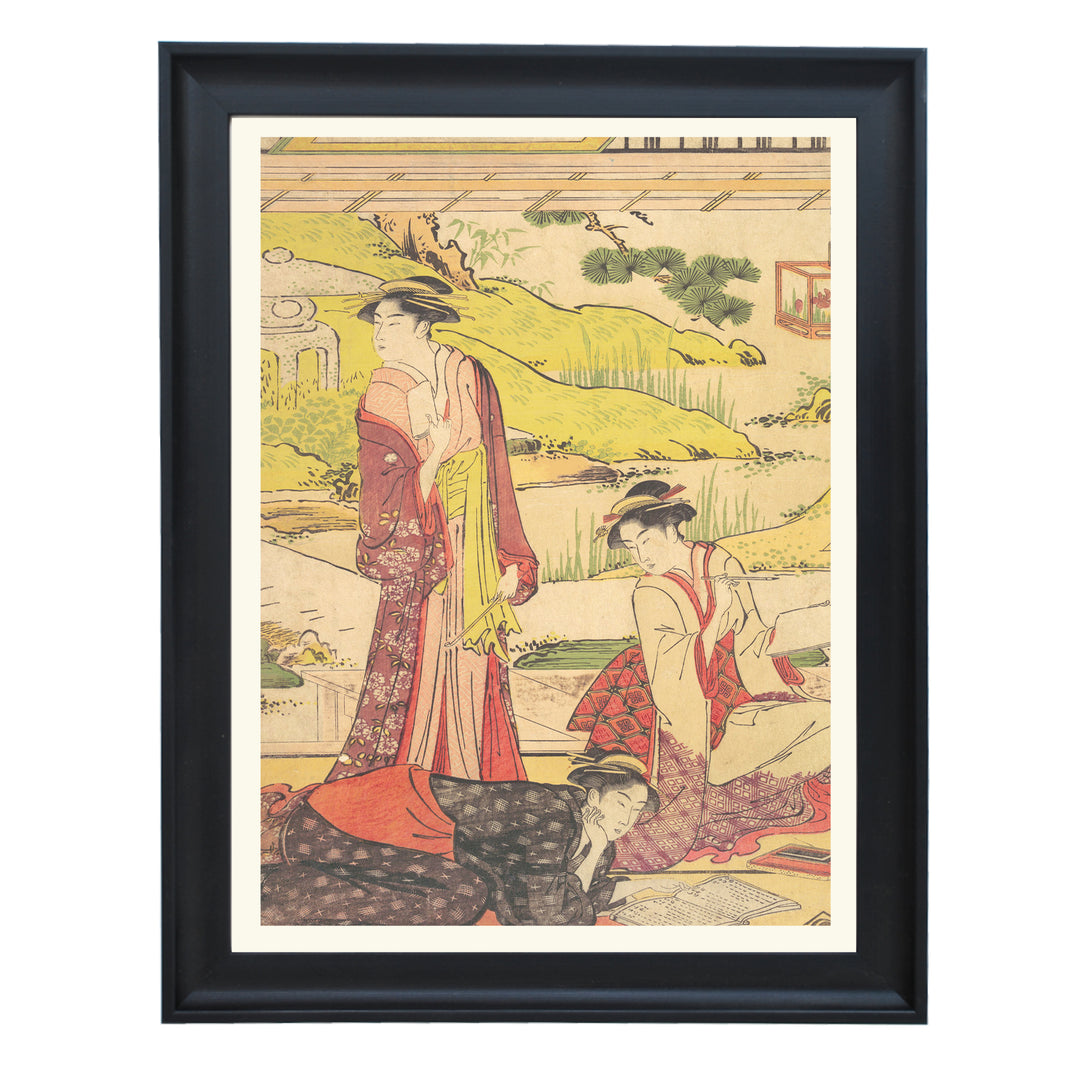 A garden of Geisha's Art Print