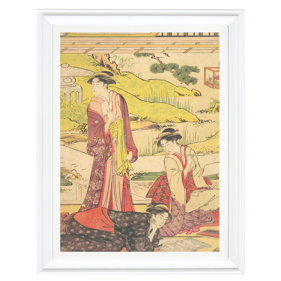 A garden of Geisha's Art Print