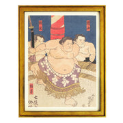 The three Sumo's Art Print