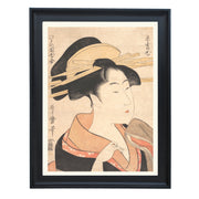 The curious Geisha Art Print