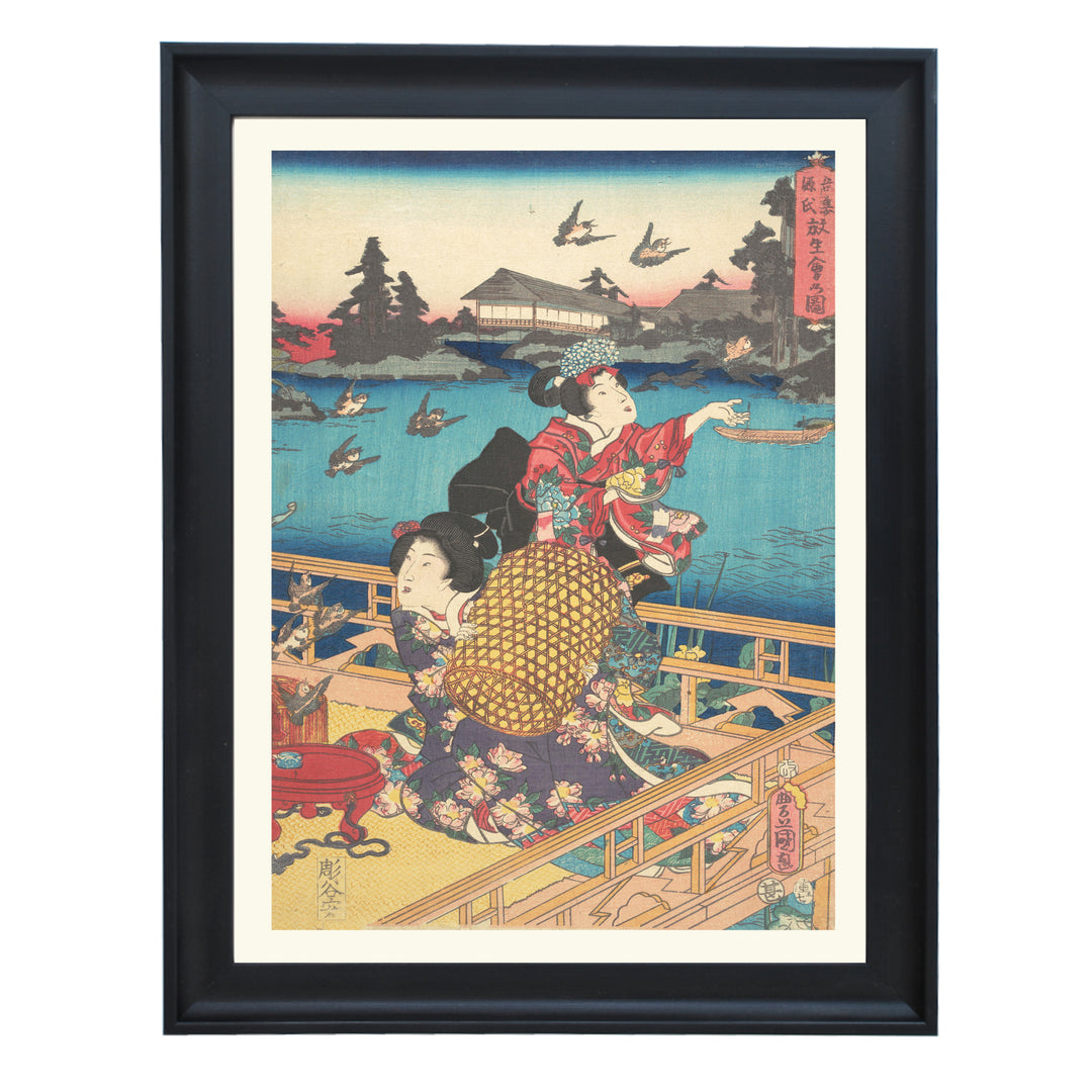 Women by the Water Art Print