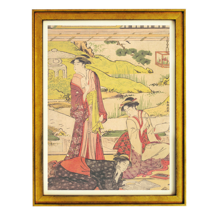 A garden of Geisha's Art Print