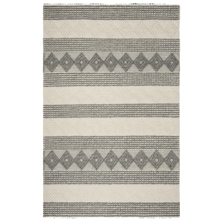 IVORY AND GREY KILIM DHURRIE CUSTOM MADE