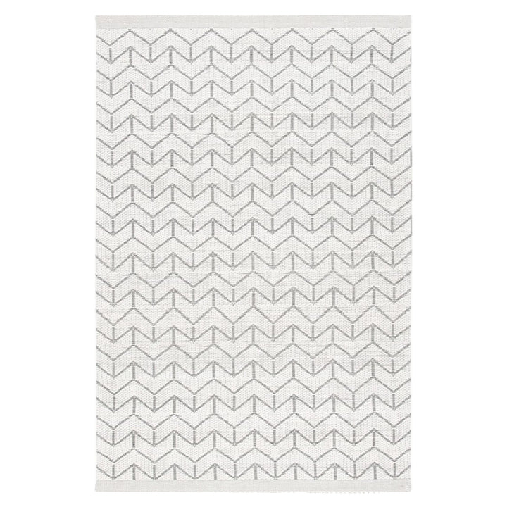 IVORY AND GREY KILIM DHURRIE