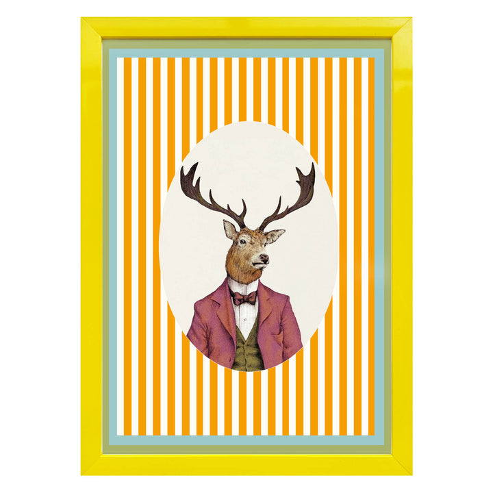 The Gentleman Stag Art Print