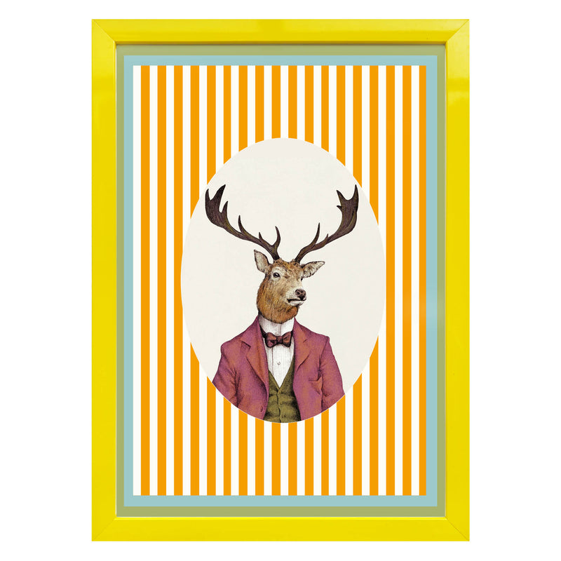 The Gentleman Stag Art Print