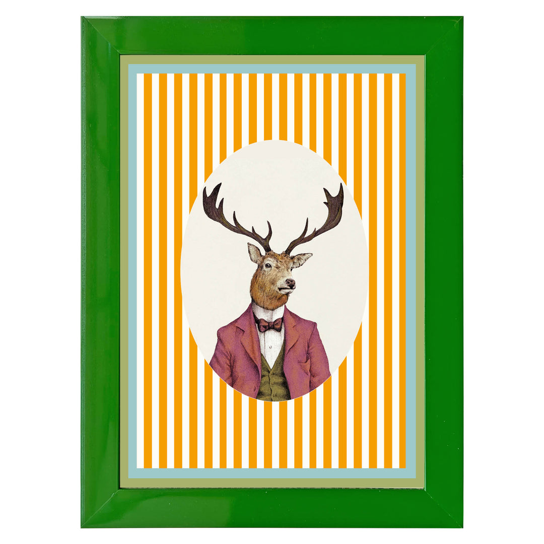 The Gentleman Stag Art Print