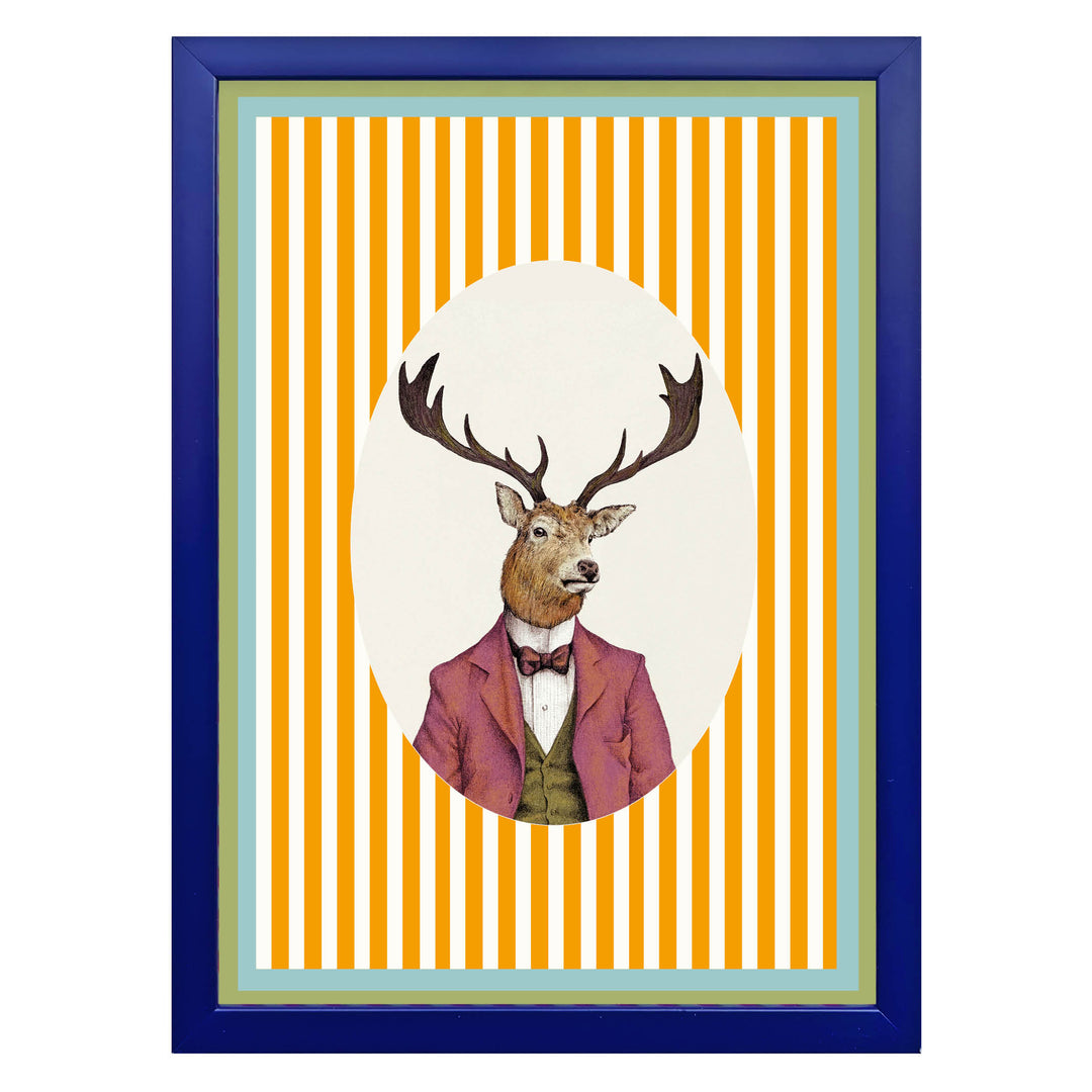 The Gentleman Stag Art Print