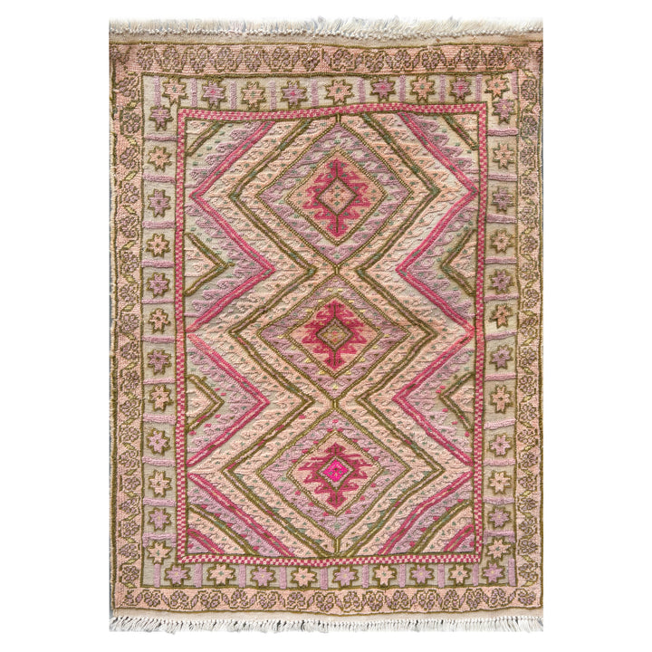 Aftaab Mushwani One-OF-A-Kind-Afghan Rug