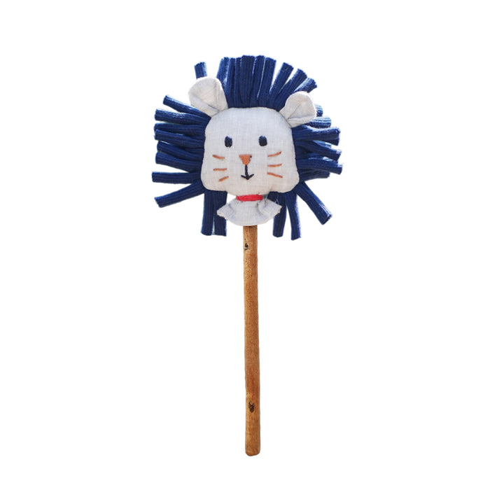 Lion on stick