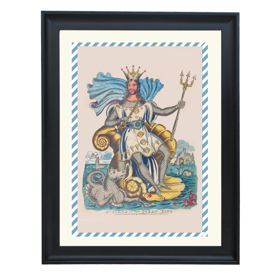 Mr. Bland as The Ocean King Art Print