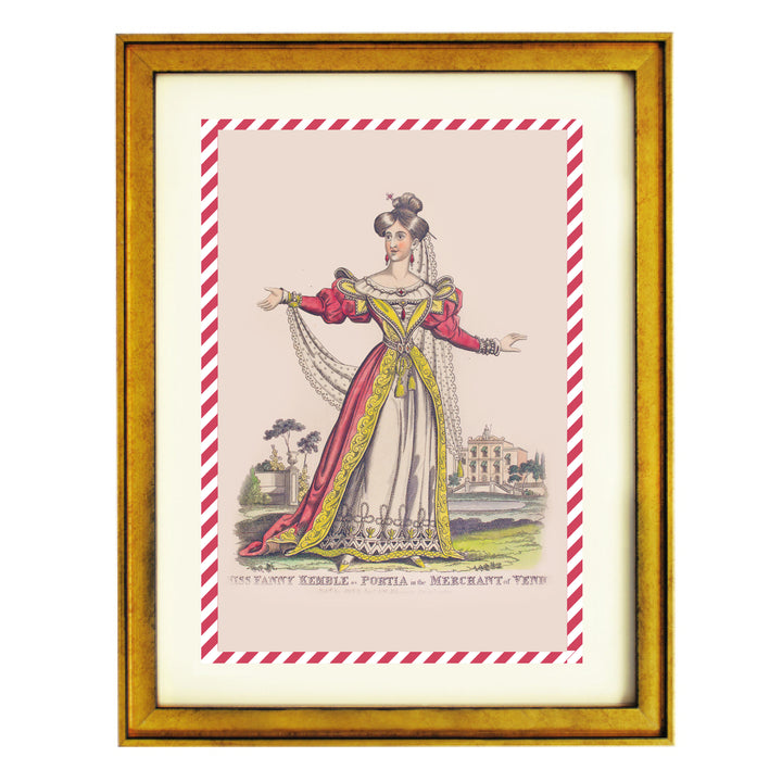 Miss Fanny Kemble as Portia in the Merchant of Venice Art Print