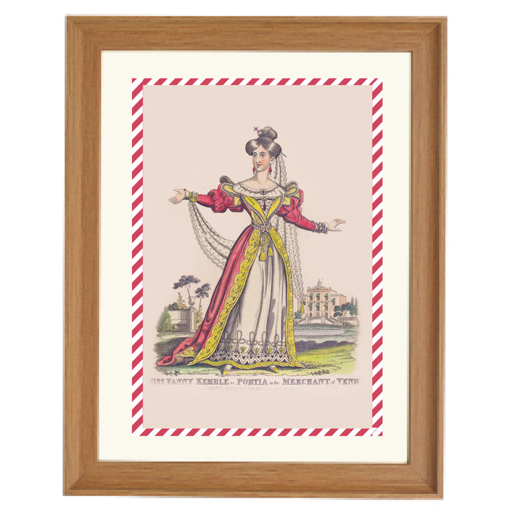 Miss Fanny Kemble as Portia in the Merchant of Venice Art Print