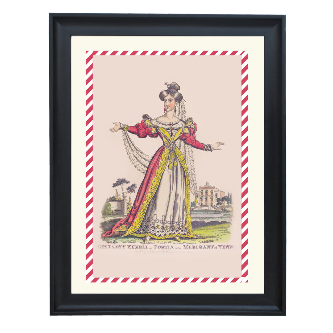 Miss Fanny Kemble as Portia in the Merchant of Venice Art Print