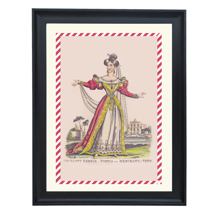 Miss Fanny Kemble as Portia in the Merchant of Venice Art Print