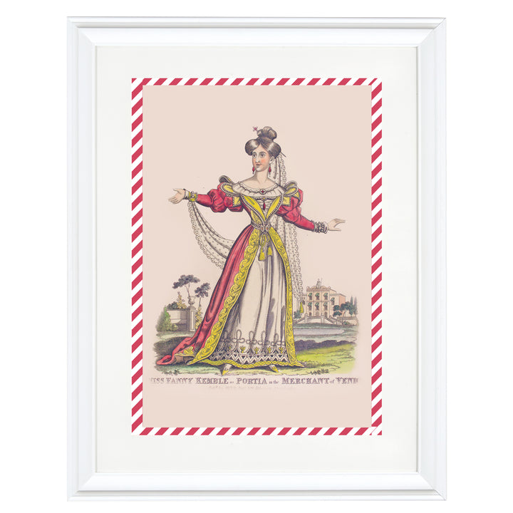 Miss Fanny Kemble as Portia in the Merchant of Venice Art Print