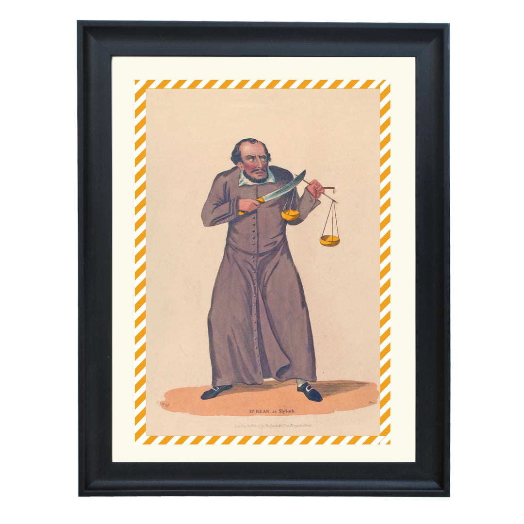 Edmund Kean as Shylock Art Print