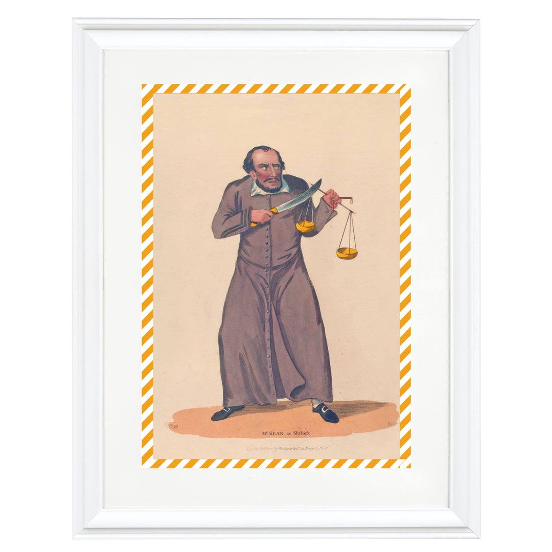 Edmund Kean as Shylock Art Print