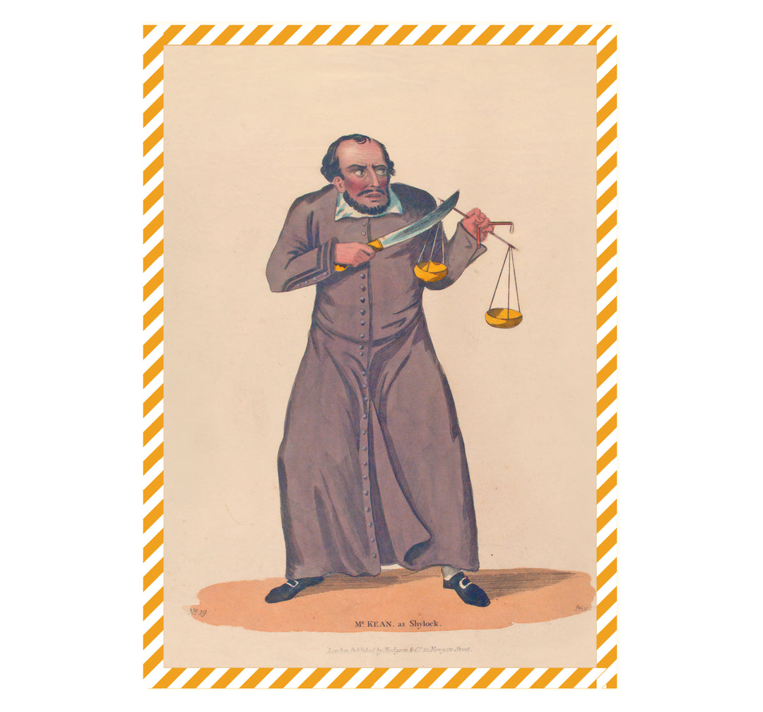 Edmund Kean as Shylock Art Print