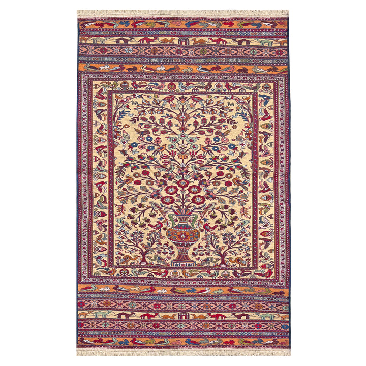 Maliky (Tree of Life) One-OF-A-Kind-Afghan Rug