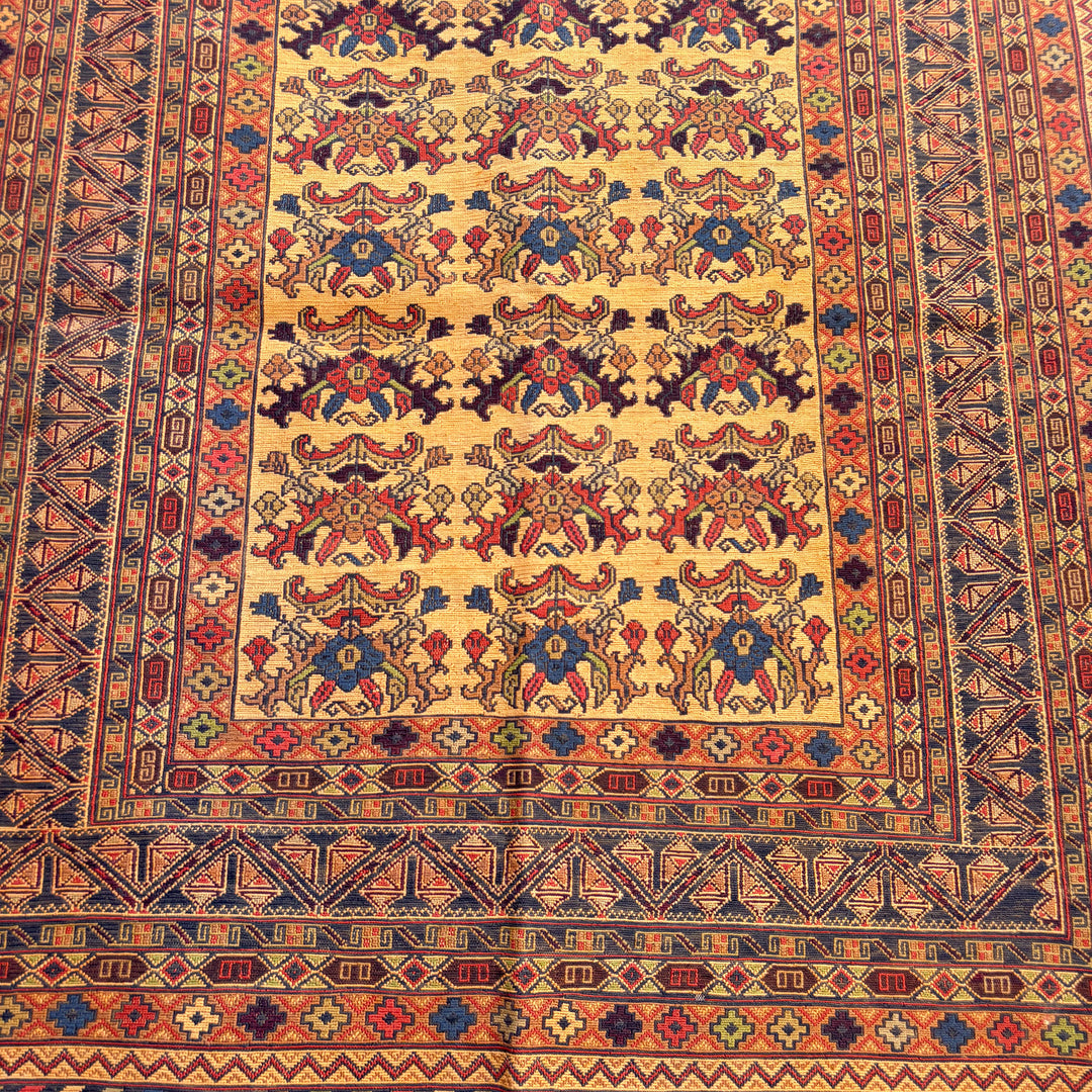 Amber Maliky, one-of-a-kind Afghan rug — additional view