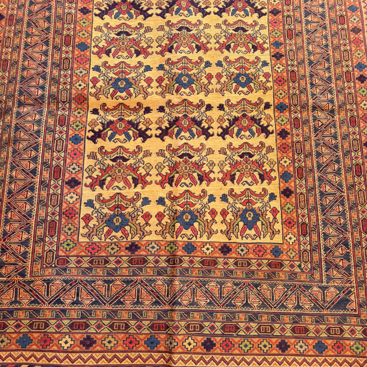 Amber Maliky, one-of-a-kind Afghan rug — additional view