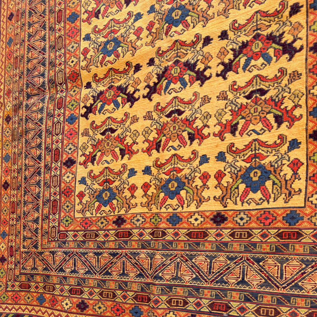Amber Maliky, one-of-a-kind Afghan rug — additional view