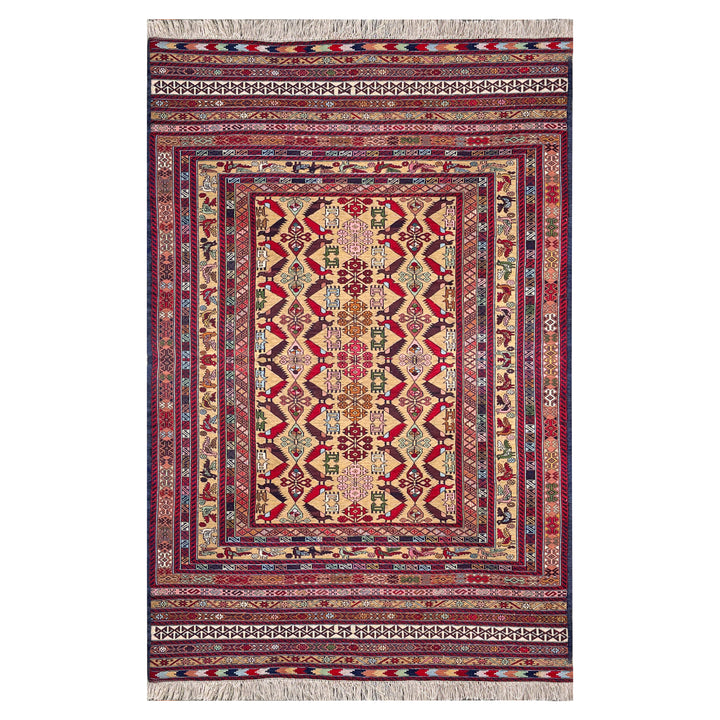 Akay Maliky One-OF-A-Kind-Afghan Rug