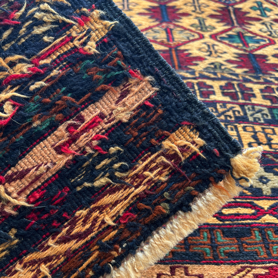 Laalin Maliky One-OF-A-Kind-Afghan Rug