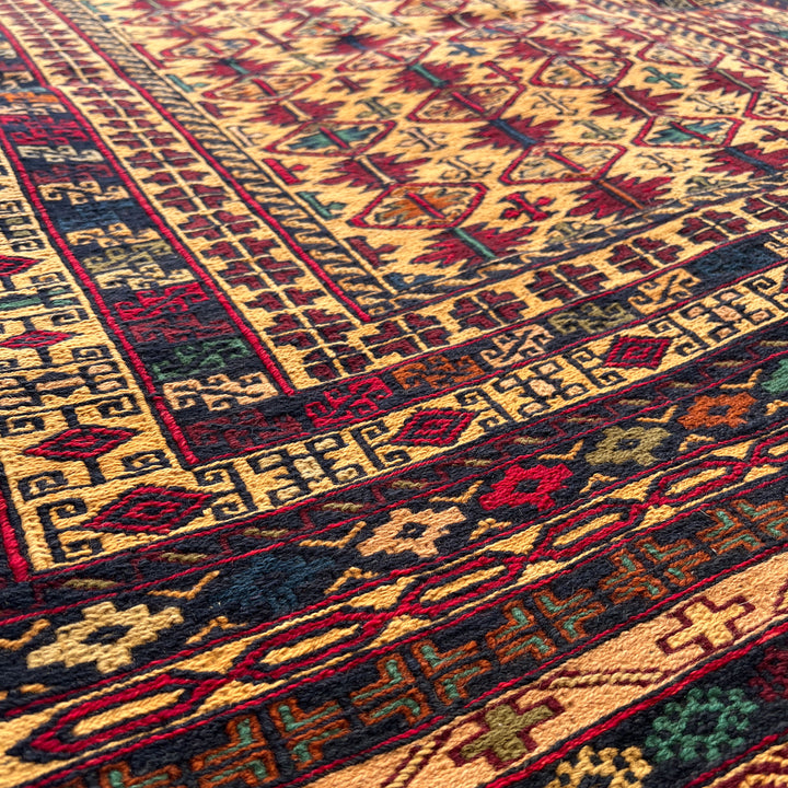 Laalin Maliky One-OF-A-Kind-Afghan Rug
