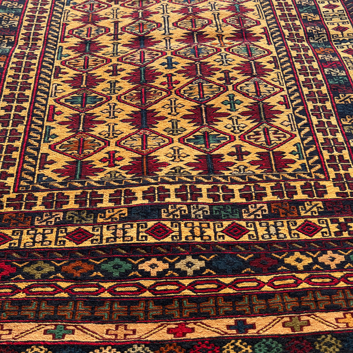 Laalin Maliky One-OF-A-Kind-Afghan Rug