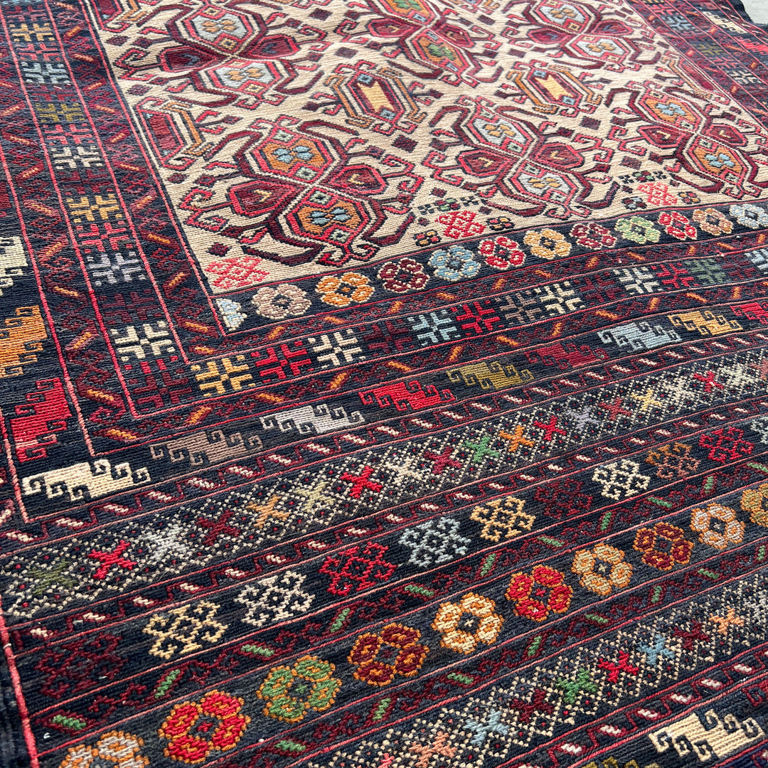 Rangrez Maliky One-OF-A-Kind-Afghan Rug