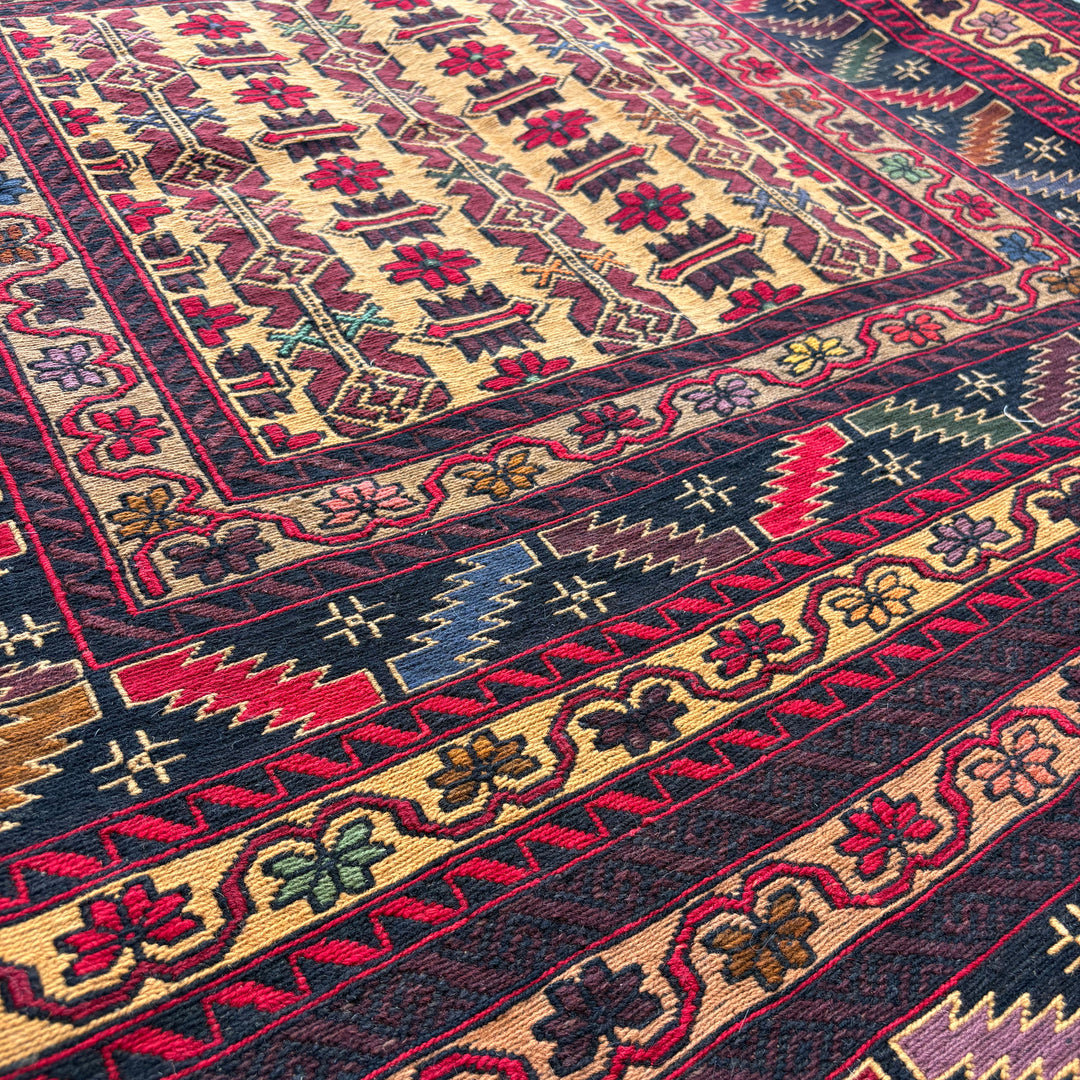 Mehfil Maliky One-OF-A-Kind-Afghan Rug