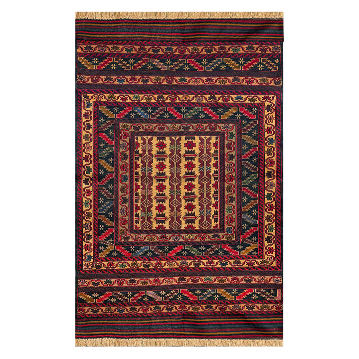 Mehfil Maliky One-OF-A-Kind-Afghan Rug