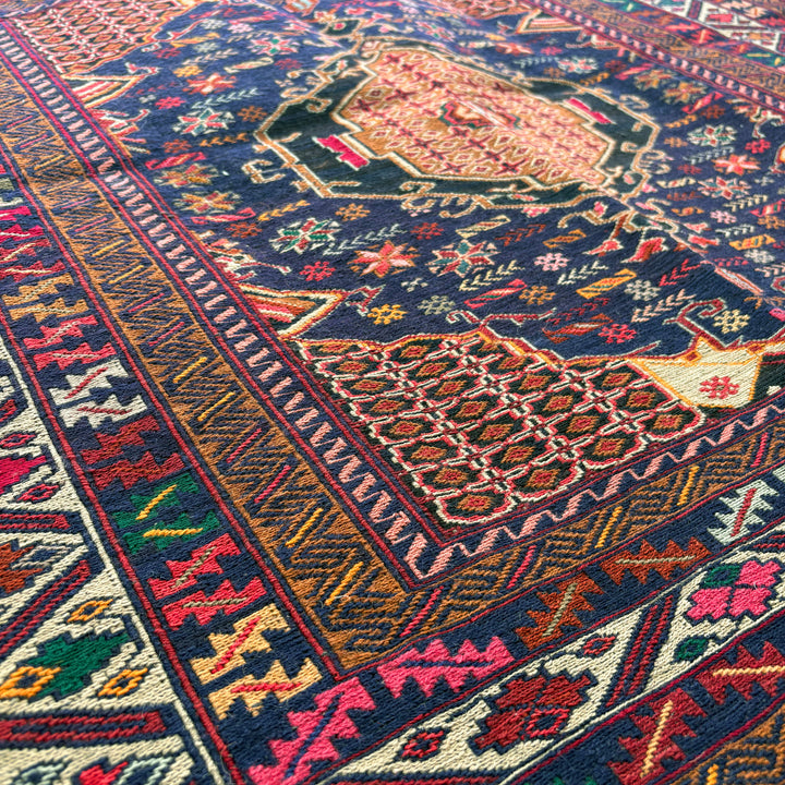 Zarbaaf Maliky One-OF-A-Kind-Afghan Rug